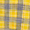 Givenchy 80s Vintage Check Pattern Long Sleeve Shirt 37 Yellow Men's Used