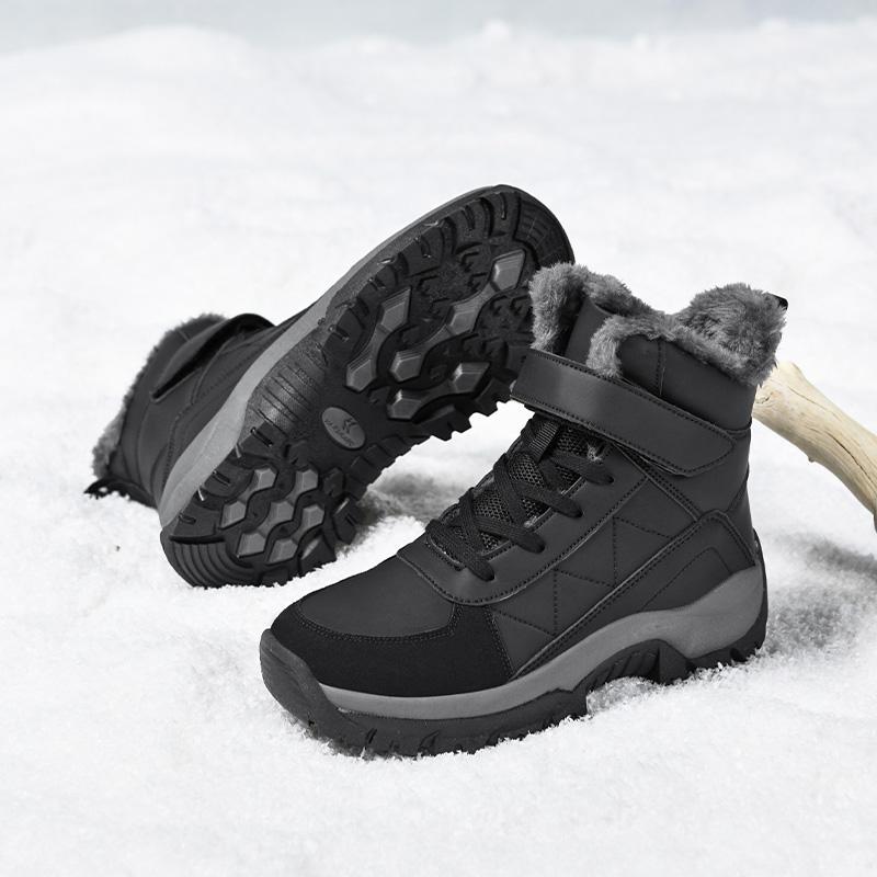 Men Winter Snow Boots Warm Men Hiking Boots Waterproof Men's Boots Outdoor Sneakers Non-slip High-top Men's Work Ankle Boots