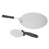 Stainless Steel Pizza Peel Shovel Spatula Folding Baking Cheese Lifter Tool for Serving Food12in