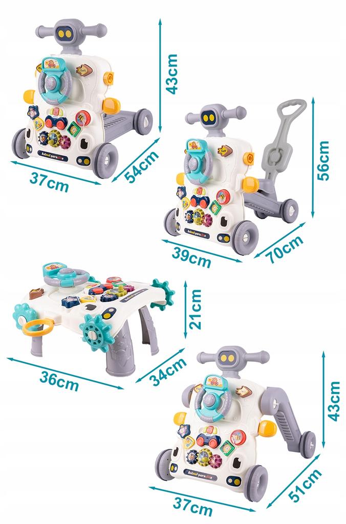 [10] Giostrina Multifunzione Educativa 5 in 1 per Bambini Z733