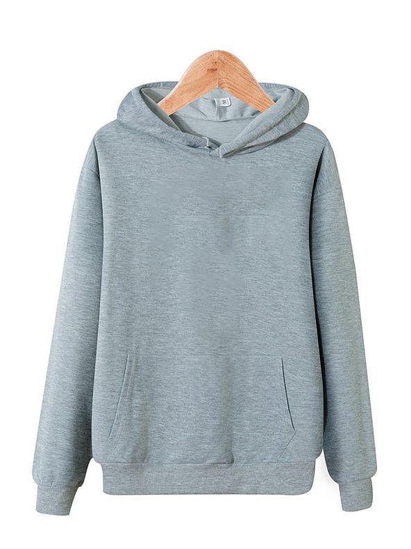 Women's Autumn/Winter Plus Velvet Loose Hooded Sweatshirt 2023