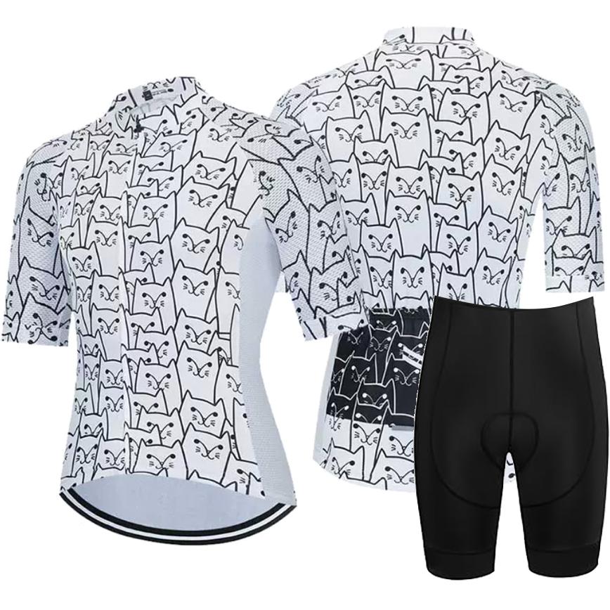 

Men Cycling Set 2025 Pro Cycling Jersey Set Design Custom Team Bike Clothes Women Anti-UV MTB Bicycle Clothing Wear Suit Kit 4XL