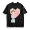 Warm Heilende Krankenschwester Liebe Druck Lässig Komfort Täglich Oberteil Reines Baumwoll-T-Shirt