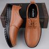 Fashion Official Website Hot Selling Men's Leather Casual Shoes Wear-resistant Comfortable Soles Oxford Shoes Men's Business Shoes