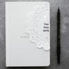 Retro Heart Lace Journal Stickers Set - Cute DIY Decorative Background Paper
