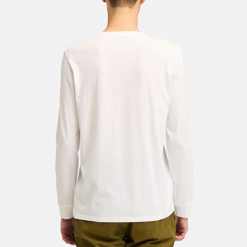 Timberland Long Sleeve Outdoor Casual Breathable T-Shirt Men Tops White A5XVK100