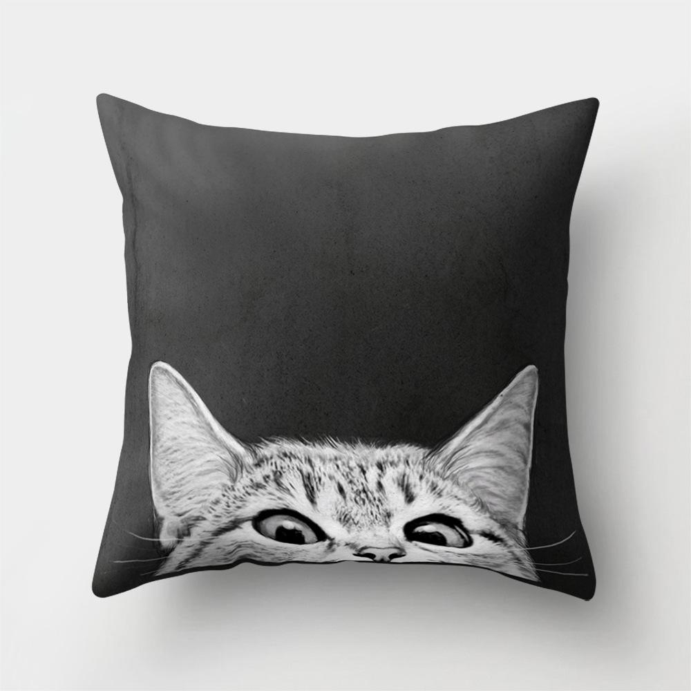 Office Pillow Cartoon Pattern Creative Home Polyester Yiwu Pillow Car Waist Pillow