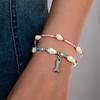 New Self-developed Jewelry, Colored Rice Bead Conch Bracelet, Popular Summer Beach Shell