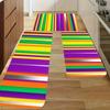 1PC Multidolor stropes Kitchen Rug Non-Slip Door Mat Pop design Bathroom Rug Bath Mat Carpet for Home Sink Laundry Decoreeree