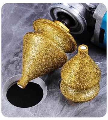 Brazing Edge Trimming 4 In 1  Diamond Chamfering Bit Angle Grinder Ceramic Tile Marble Hole Drilling Diamond Chamfering Machine