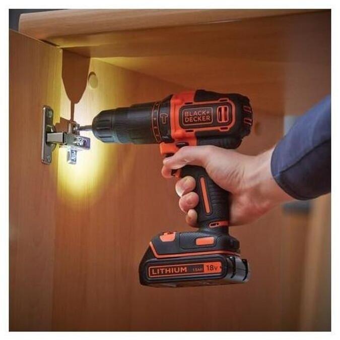 Ударный шуруповёрт Black & Decker BDCHD18BDCHD18S1KA