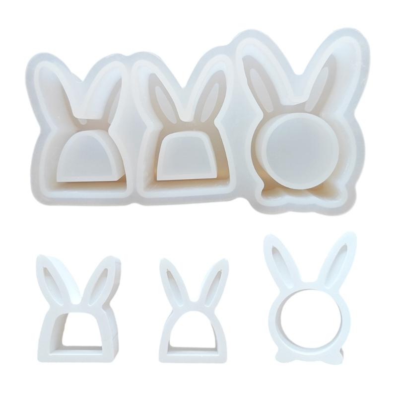 Silicone Molds Hollow Rabbits Molds Plasters Molds Casting Molds Ornament Molds Easters Rabbits Molds Baking Molds