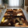 Jimin Kpop B-BTS Star Wohnzimmer Rutschfester Teppich Weicher Teppich für Schlafzimmer Kinderzimmer Spielzimmer Sofa, Heimdekoration Fußmatte Geschenk