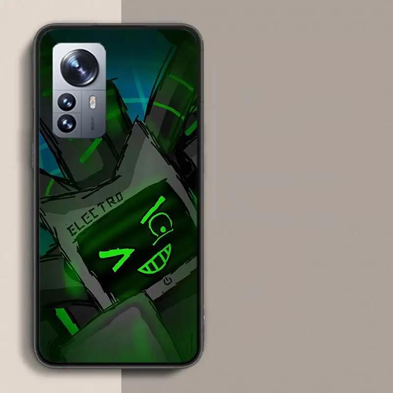 Geometry Dash Phone Case For Xiaomi Poco X3 NFC X4 GT M3 M4 M5 M5S X7 X6 X5 F6 Pro F5 F4 Mi F3 F2 Cover TPU Capa Coque Clear Pat