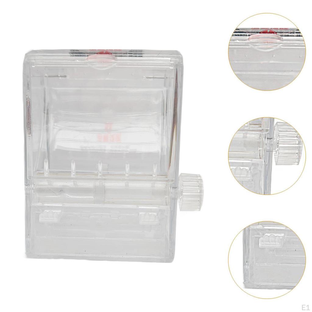 Toothpick Holder with Knob Switc Container Rotating Automatic Dispenser Storage