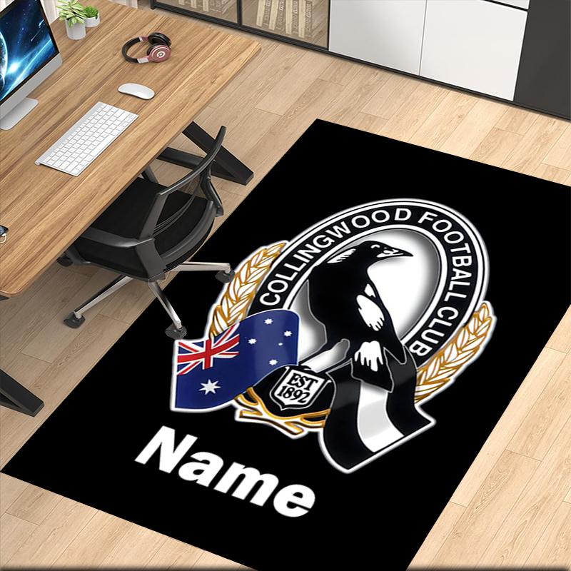 Custom Name AFL Printed Carpet, for Office Chair Living Room Bedroom Kitchen Room Decor Gifts.