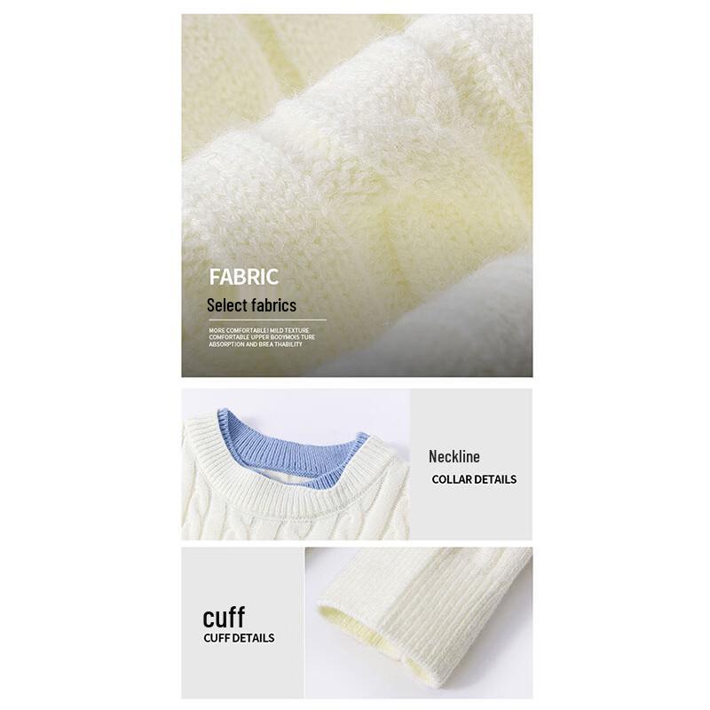 Mark Fairwhale Men's Autumn/Winter Loose Round Neck Sweater