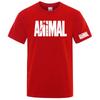2026 Animal Letter GYM Logo Stampa Seta Ghiacciata Unisex Asciugatura Rapida Sottile Manica Corta Traspirante Mezza Manica Casual Sportiva alla Moda Maglietta