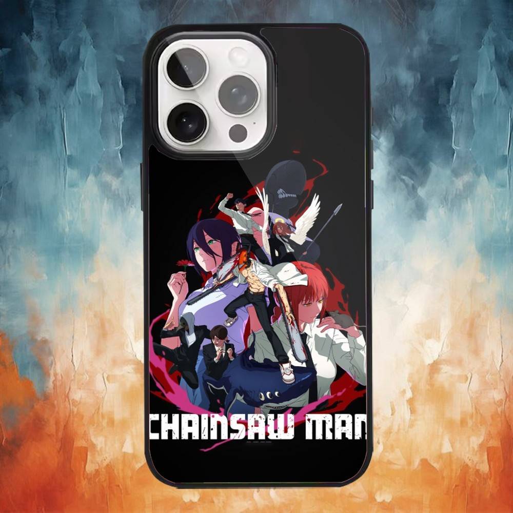C-Chainsaw Man R-Reze Arc Phone Case For iPhone17,16,15,14,13,12,11 Plus,Pro Max Magnetic Magsafe Wireless Charging iPhone12mini