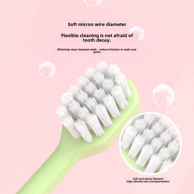 Children’s Soft-Bristle Cartoon Toothbrush, 4-Pack for Ages 3-12