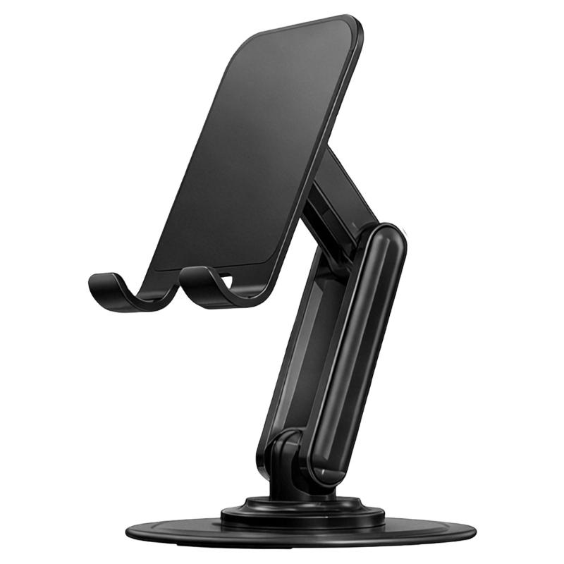 Adjustable Three Rotatable Desk Stand Foldable Portable Not Slip Lightweight Strong Bracket for Phones Tablets