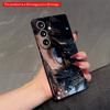 2DFlat Samsung Phone Case Snowfall Eye Art Phone Case Applicable To Galaxy S22 S23 S24 S25ULTRA S26 A12 A13 A14 A15 A16