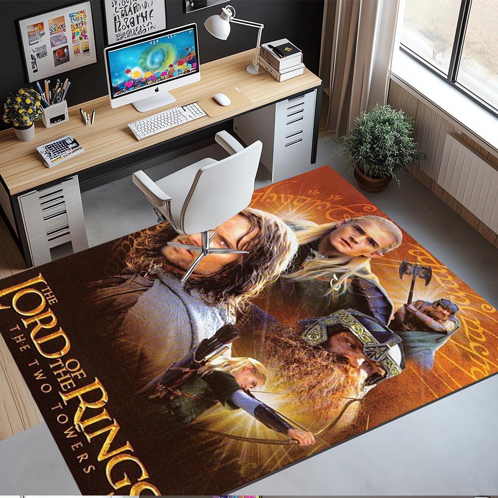 The Lord of the Rings Printed Carpet,Rug,for Office Chair Living Room Bedroom Kitchen Room Decor Gifts.
