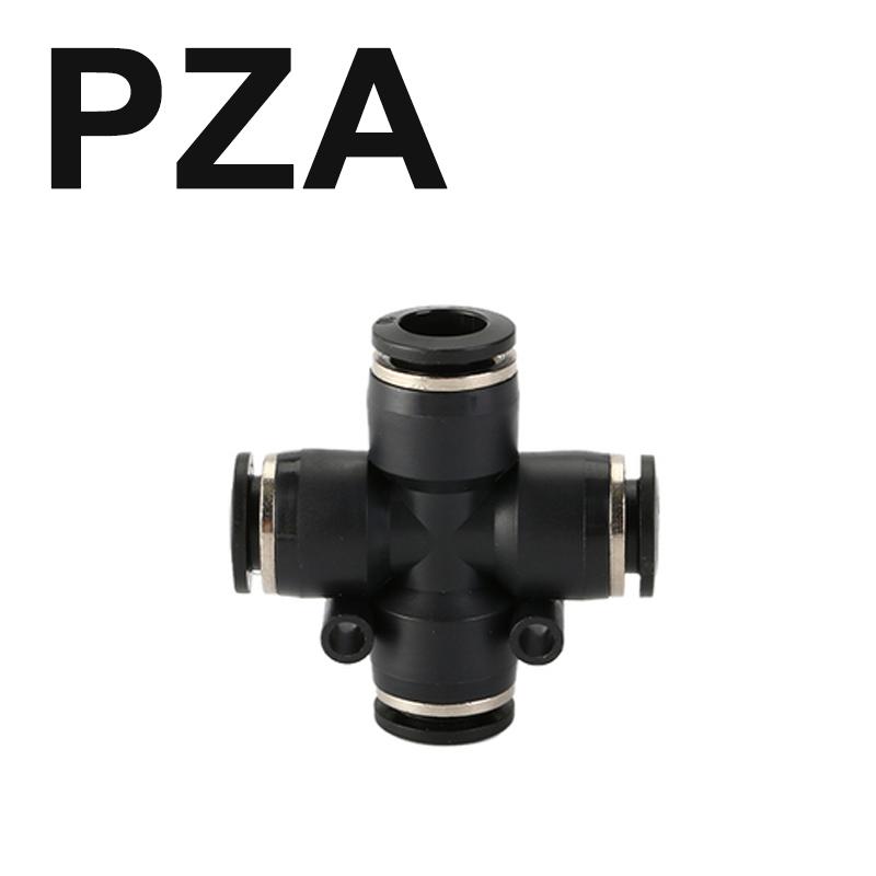 Black Pneumatic Fitting Pipe Connector Quick Release Coupling 4mm 6mm 8mm 10mm 12mm PU PV PE HVFF PY Tube Connectors Fuel System Fittings7
