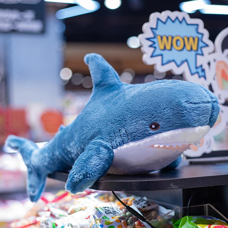 Cute Large Shark Stuffed Toy Sea Animal Plush Doll Children