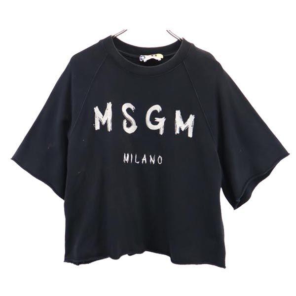 

MSGM сделано в Италии Свитшот с коротким рукавом XS Серия Black Мужской Б/у
