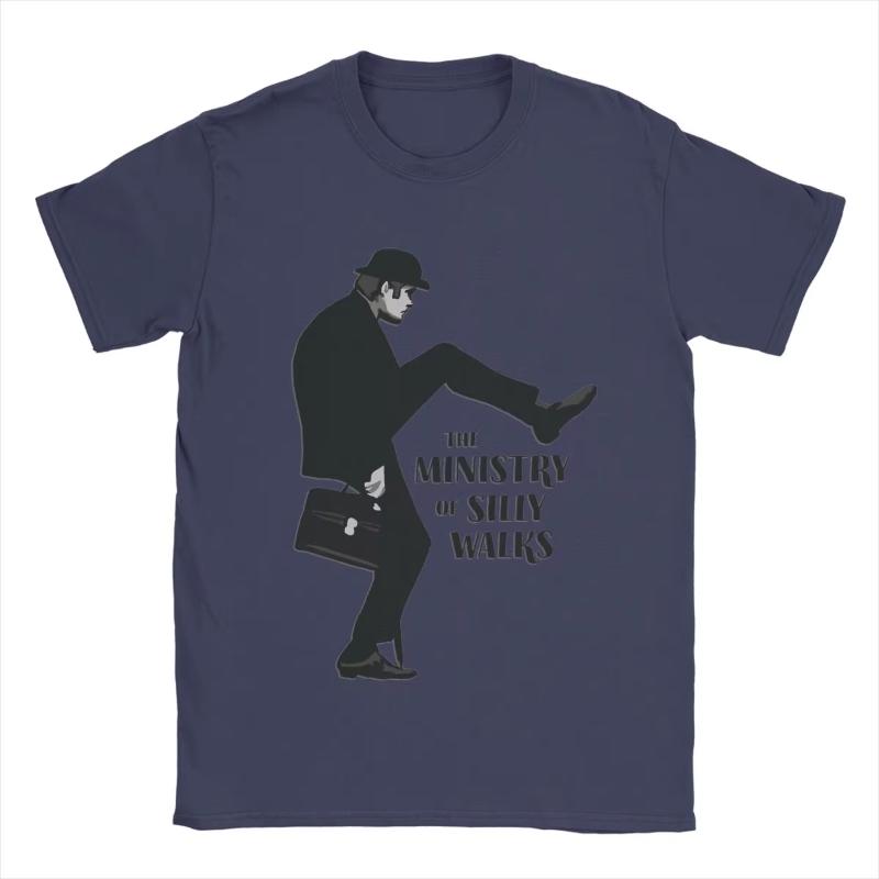 Fashion Monty Python The Ministry Of Silly Walks TShirt for Unisex Cotton T Shirts Short Sleeve Tee Shirt New Arrival Clothes