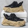 Mocassins Baskets pour hommes Baskets pour hommes Chaussures décontractées pour hommes Sport et loisirs Semelle épaisse Antidérapant Résistant à l'usure Vêtements de travail