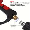 4000PSI High Pressure Car Wash Gun 40-inch with M22-14 Brass Valve & 1/4" Quick Connect 5 Nozzles for Trucks/Pickup Cleaning