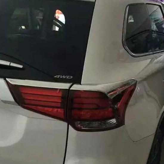 For Mitsubishi Outlander 2016-2020 Chrome Tail Light Lamp Cover trim Molding