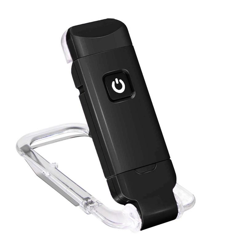 LED USB Rechargeable Book Light Reading Light Eye Protection Night Light Portable Clip Desk Light Bookmark Read Light Night Lamp