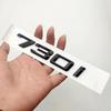 3D ABS Car Trunk 730d 730i 740i 750d 760d 745i 750i 760i Letters Logo Emblem Badge Sticker For BMW E38 E65 F01 F02 E66 G11 G12 Ad2