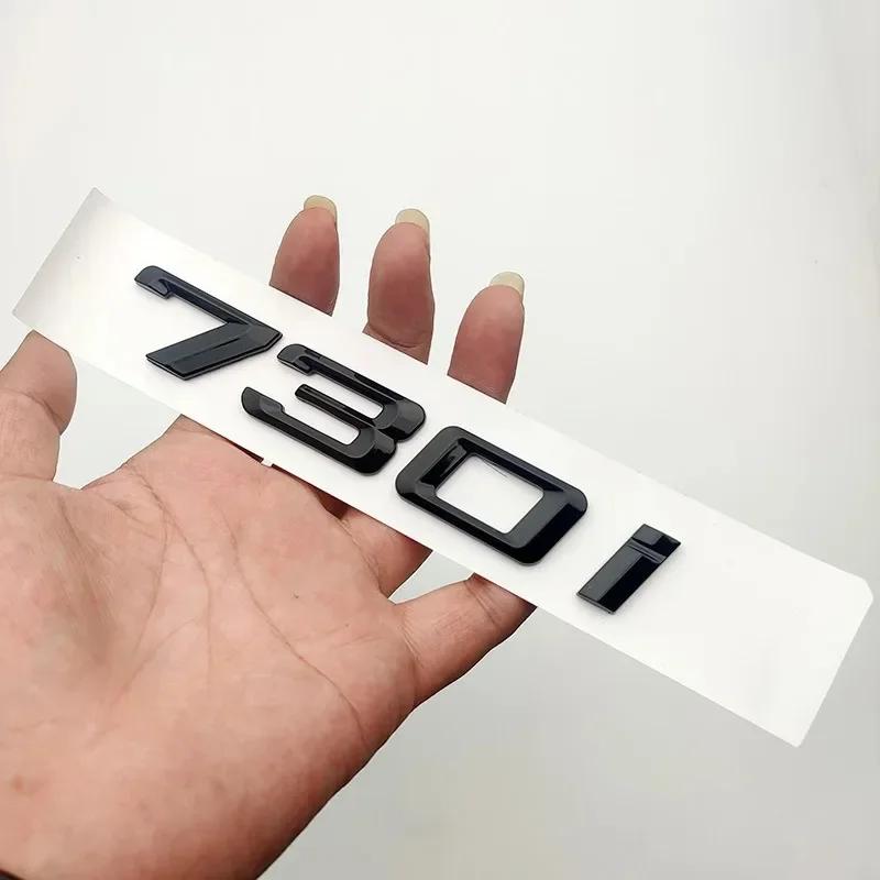 3D ABS Car Trunk 730d 730i 740i 750d 760d 745i 750i 760i Letters Logo Emblem Badge Sticker For BMW E38 E65 F01 F02 E66 G11 G12 Ad2