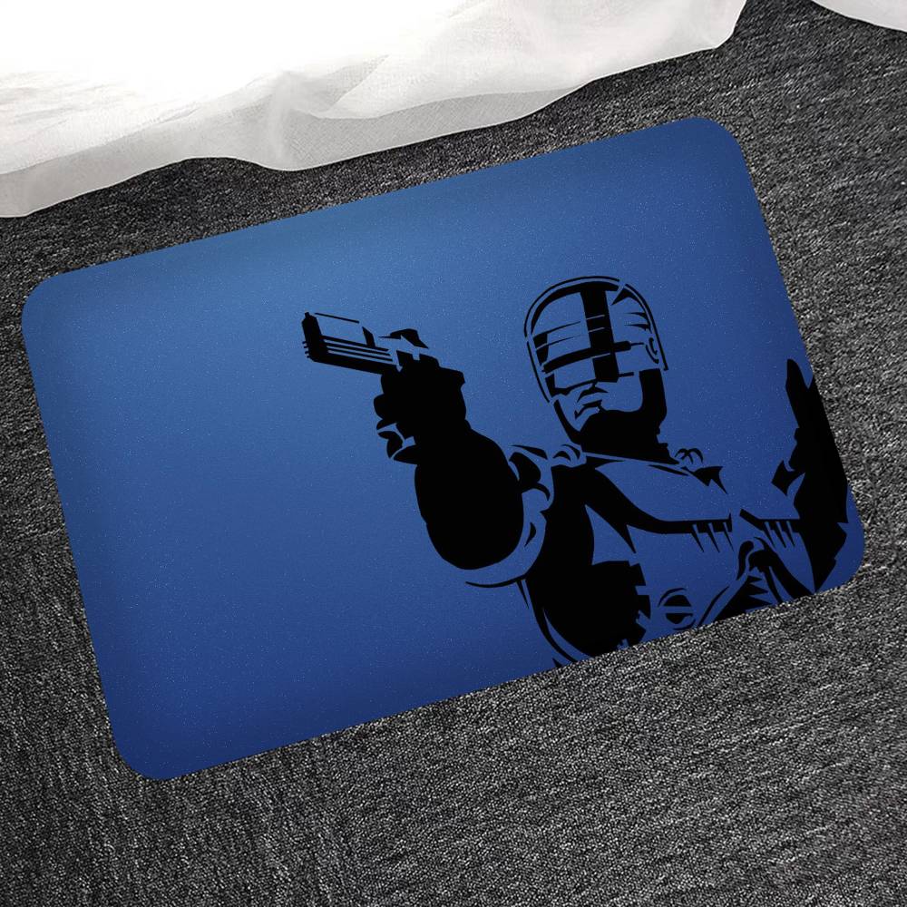 Actionfilm R-Robocop Badezimmermatte Kinderzimmer Schlafzimmer Dekoration Balkon Rutschfeste Fußmatte Wohnzimmer Willkommensteppich