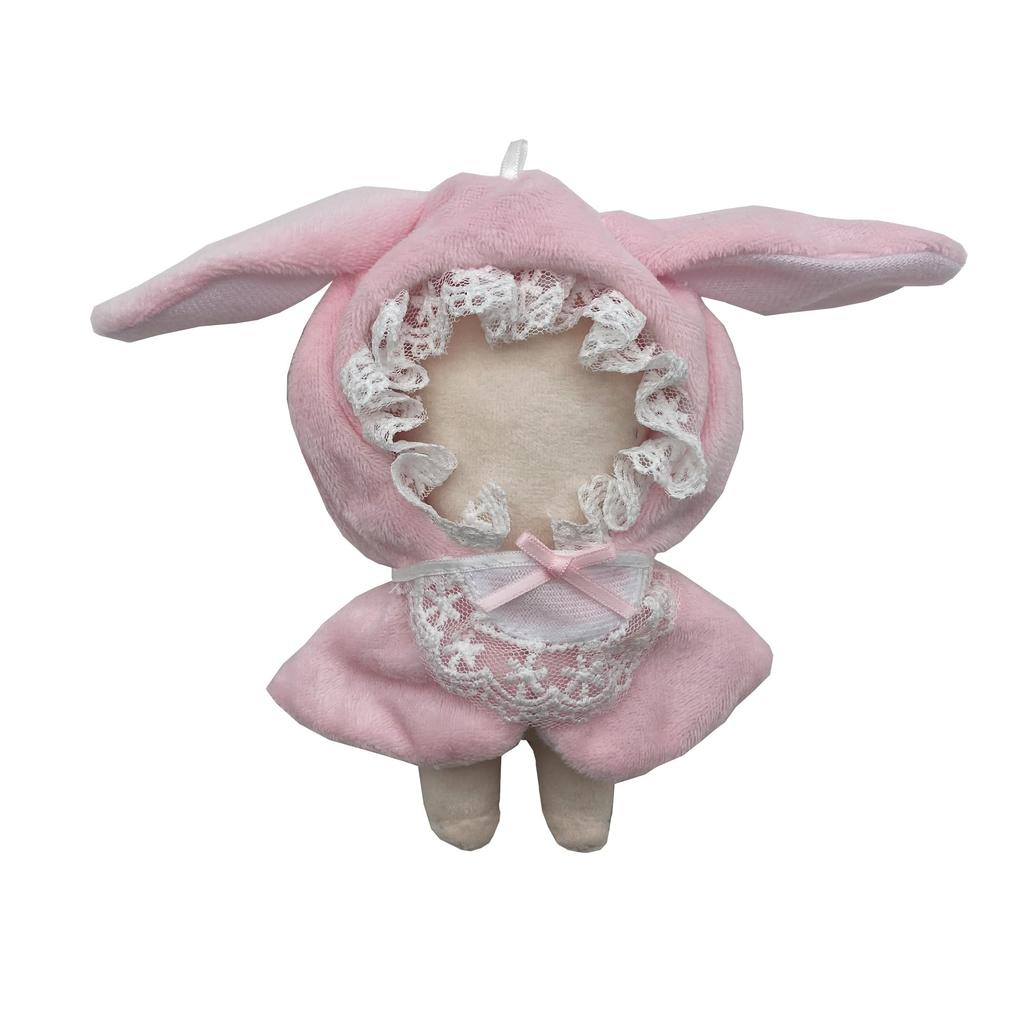AXLUCE - Plush Clothes - Stuffed Animal - Clothes - 10cm - Doll (Rabbit (Light Pink))