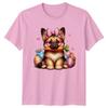 Puppy Dog With Easter Eggs Unisexs TShirt GerUnisex Shepherd Dog Easter Gift