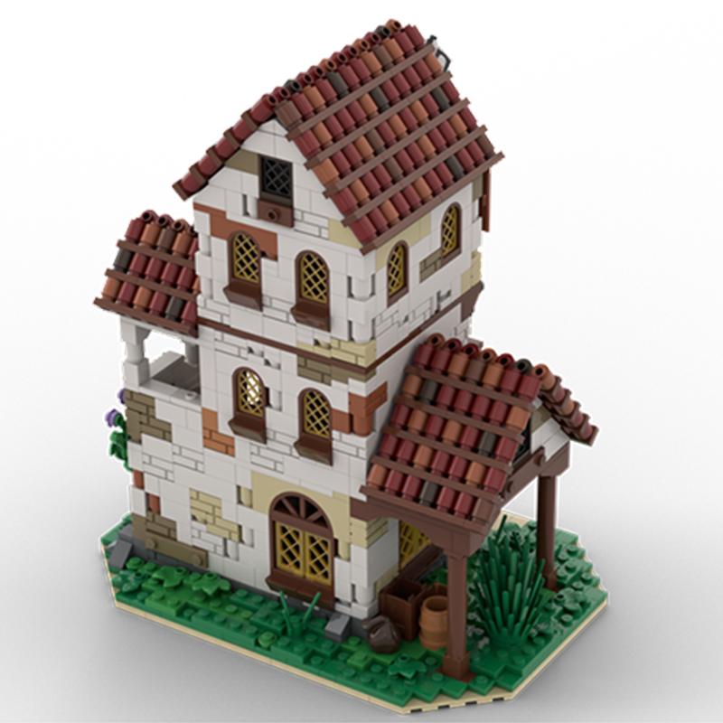1404pcs MOC Pirates Inn Series 7 Model Building Blocks Construction Toys DIY Idea Christmas Gift Creative Education Brick Kids