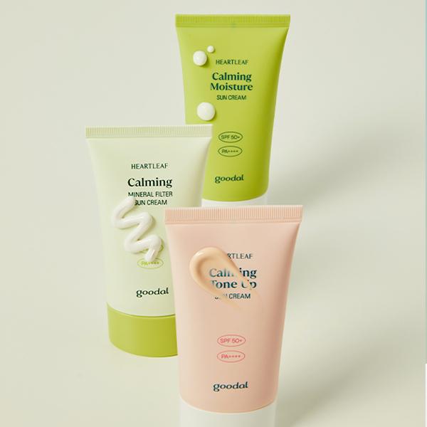 Goodal Heartleaf Calming Mineral Filter Sun Cream SPF 50+ PA++++ 25ml/50ml