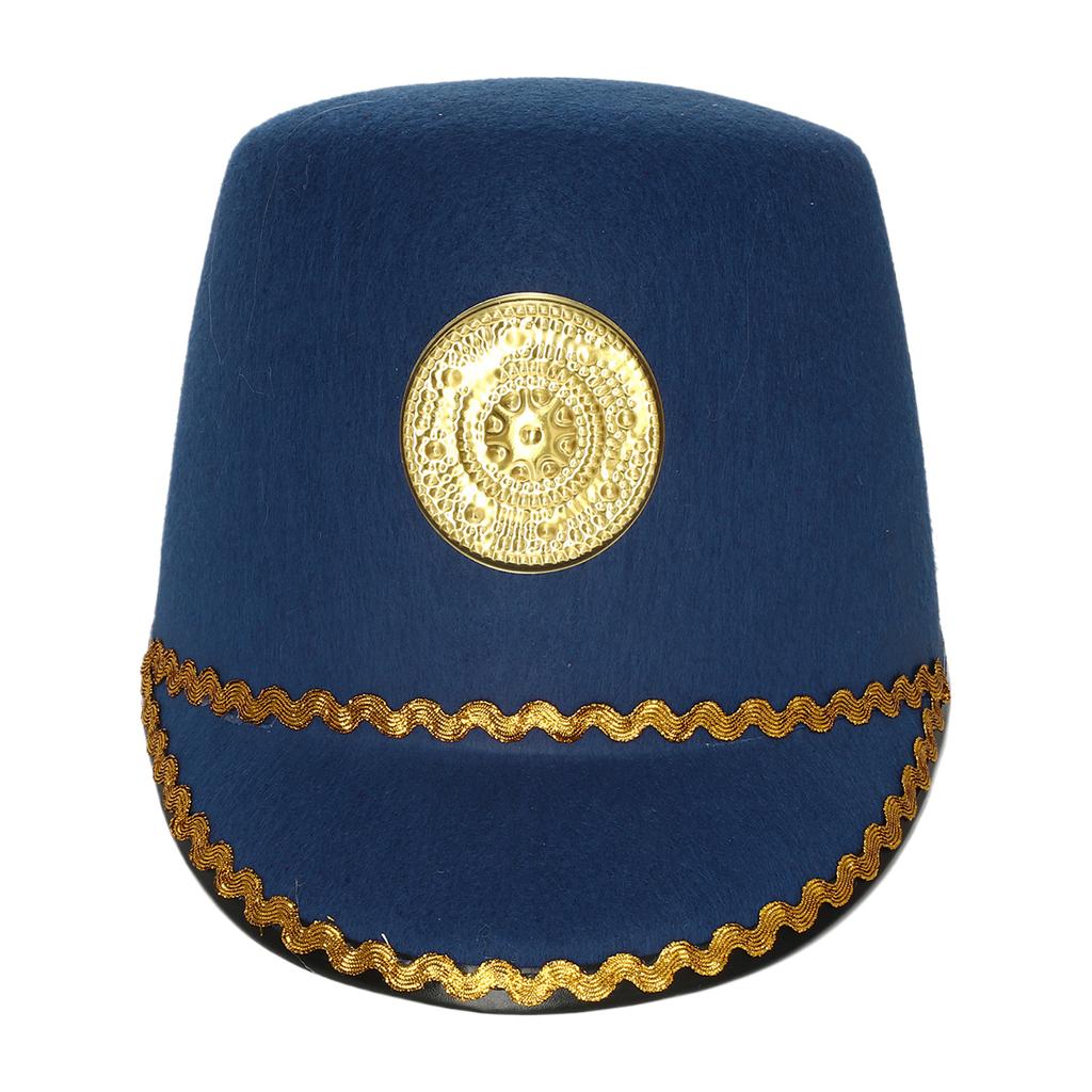 1 Stück Marschkapelle Hut Rollenspiel Soldatenhut Cosplay Leichtes Design Bequemes Kostümzubehör für Damen Herren