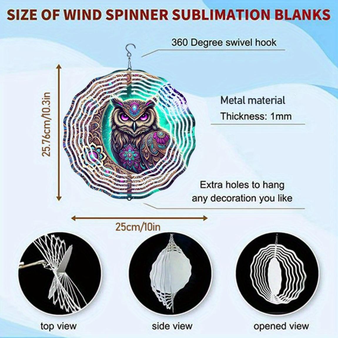 

3D Metal Owl Wind Chime Outdoor Hanging Decor with Iridescent Purple Blue Golden Patterns Perfect for Christmas Thanksgiving Holiday