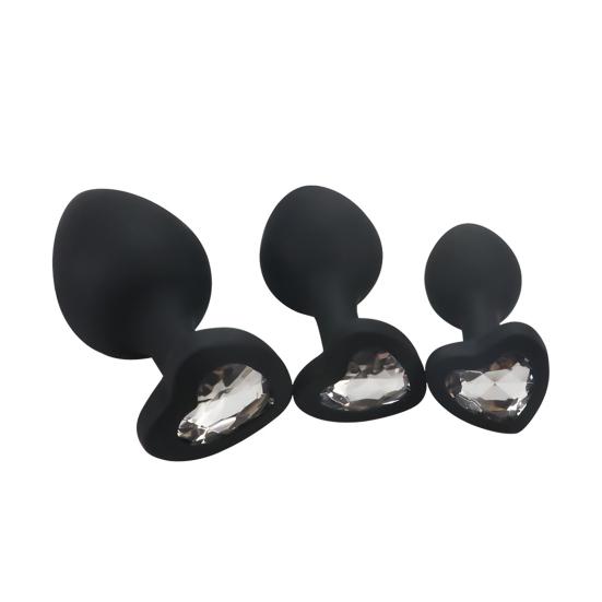 Anal Plug Smooth Full Stimulation Silicone Butt Beads Sex Toy for Bedroom