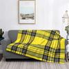 Coperte Plaid Tartan Rosso Clan Stewart Coperta in Flanella Ultra-Morbida Leggera Decorazione per la Casa Pile per Uomini Donne Bambini