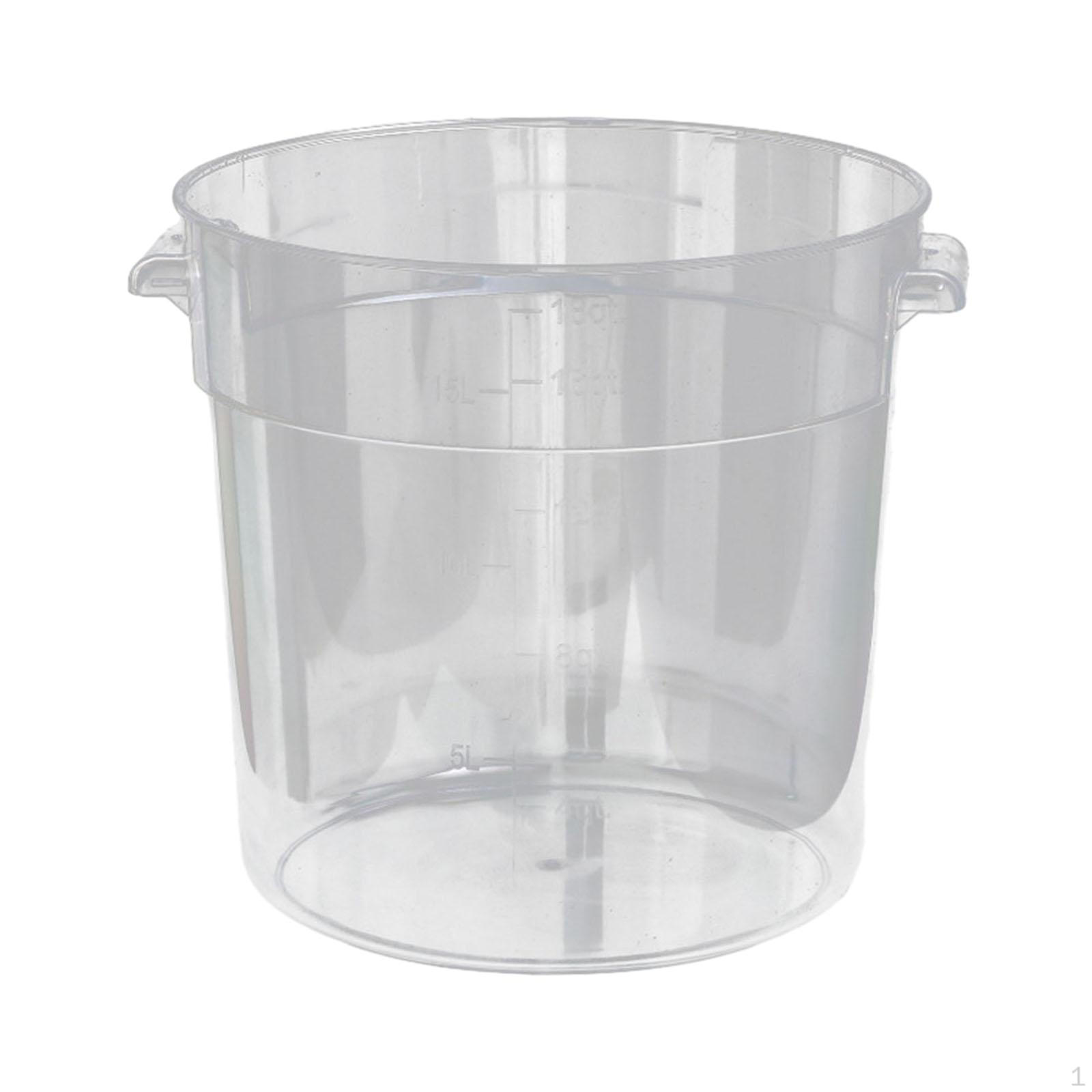 

Clear Car Wash Bucket Water Storage Easy to Carry Cleaning Multifunctional Durable for