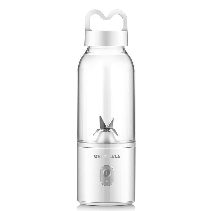 

Портативная электрическая соковыжималка, блендер, миксер, чашка для молочного коктейля с зарядкой от USB белый