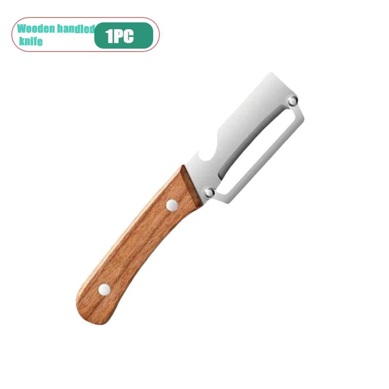 10PCS Stainless Steel Sugar Cane Peeler Heavy Duty Kitchen Tool for Pumpkin Lettuce Commercial Thick Skin