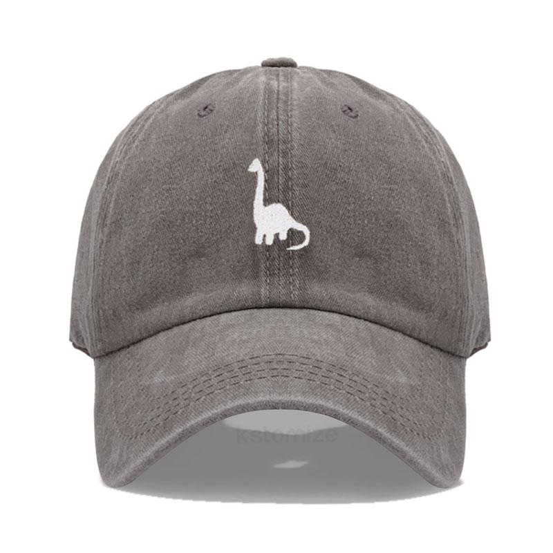 Unisex Soft Cotton Dad Hat Dinosaur Embroidery Baseball Cap For Women Men Adjustable Unisex Casual Sports Caps